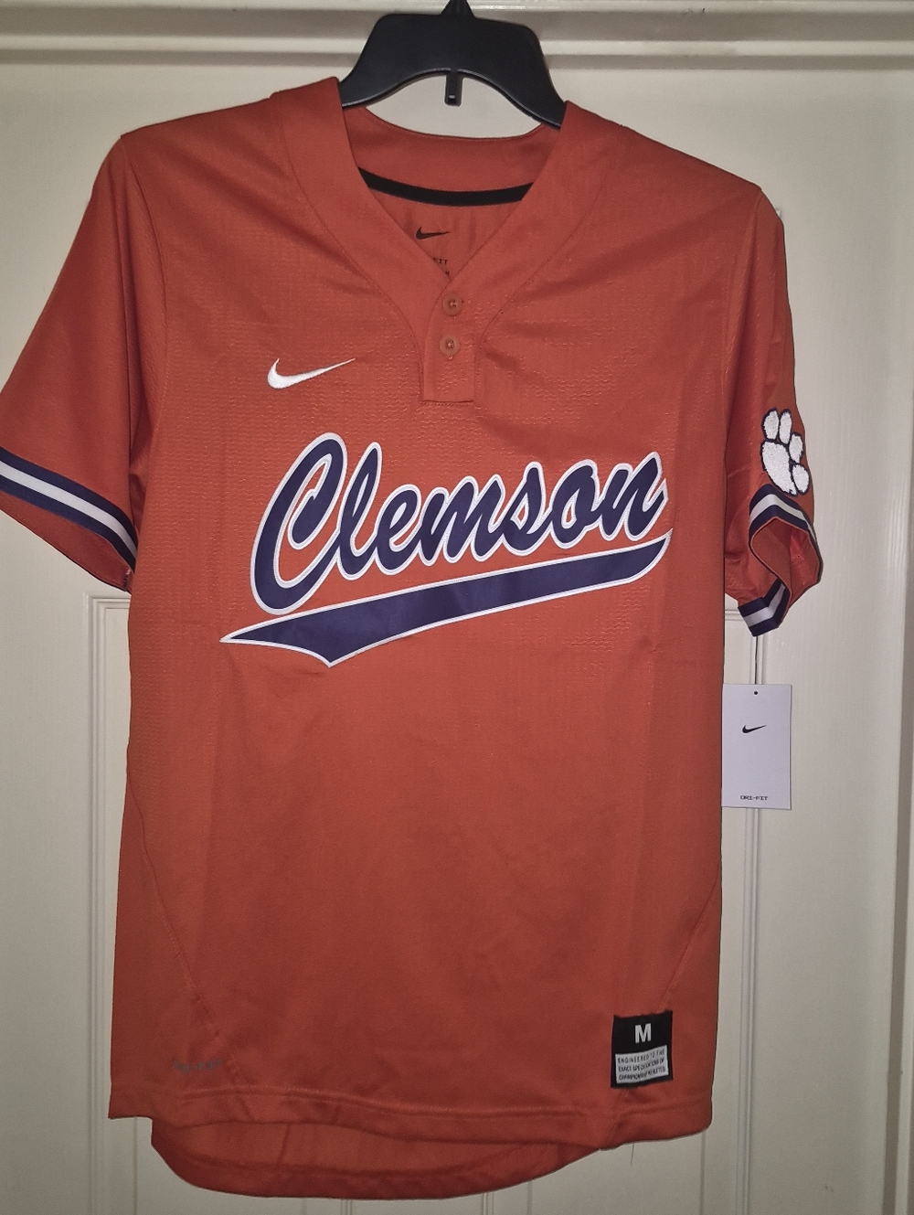 Nike Clemson Tigers Baseball/Softball Jersey